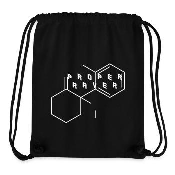 proper lines 3 - Stanley/Stella recycelter Gym Bag - Schwarz - Vorne