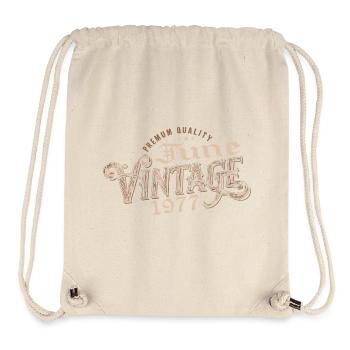 June 1977 Vintage 47th Anniversary Gift 1977 - Stanley/Stella Recycled Gym Bag - natural - Front