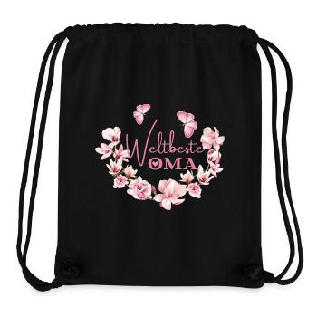Weltbeste Oma Geburtstagsgeschenk - Stanley/Stella recycelter Gym Bag - Schwarz - Vorne