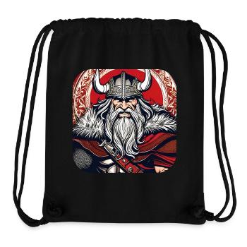 Proud Viking Warrior Germanic - Stanley/Stella Recycled Gym Bag - black - Front