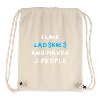 Labsky (en anglais seulement) - Sac à cordon recyclé Stanley/Stella - blanc naturel - Devant