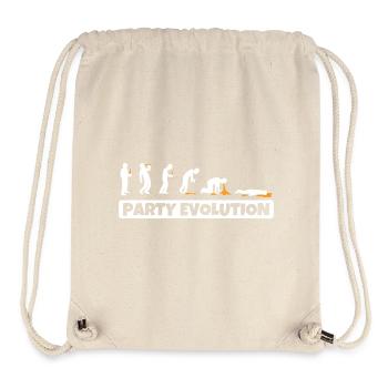 Party Evolution Bier Betrunken Saufen Vollrausch - Stanley/Stella recycelter Gym Bag - Naturweiß - Vorne