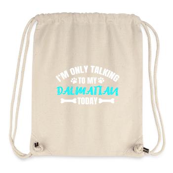 Dalmatian Dalmatiner - Stanley/Stella recycelter Gym Bag - Naturweiß - Vorne