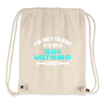 Irish Wolfhound - Stanley/Stella recycelter Gym Bag - Naturweiß - Vorne