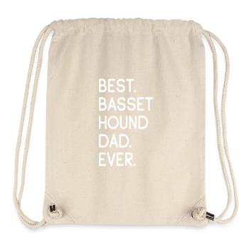 Basset Hound - Stanley/Stella Recycled Gym Bag - natural - Front