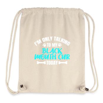 Black Mouth Cur - Stanley/Stella Recycled Gym Bag - natural - Front