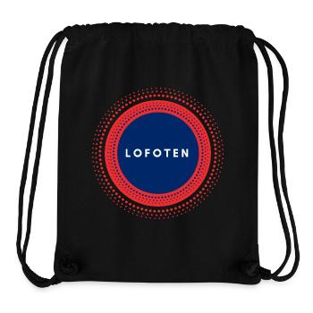 Îles Lofoten en Norvège - Sac à cordon recyclé Stanley/Stella - noir - Devant