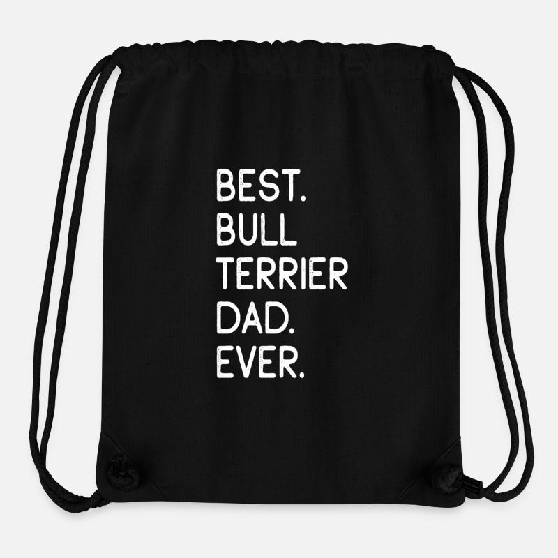 Bullterrier Bull Terrier - Sac à cordon recyclé Stanley/Stella - noir