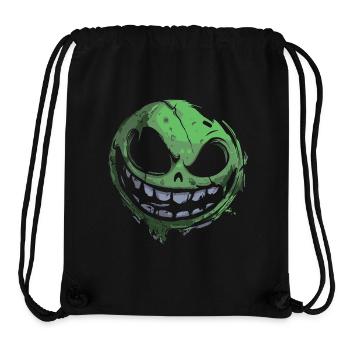 gruseliges gesicht - halloween trick or treat - Stanley/Stella recycelter Gym Bag - Schwarz - Vorne