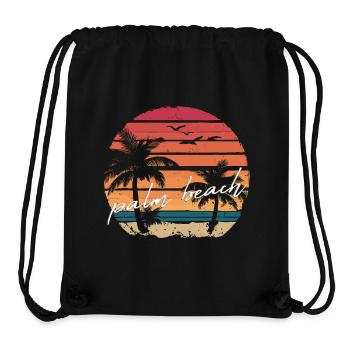 Palm Beach sunset - Stanley/Stella Recycled Gym Bag - black - Front