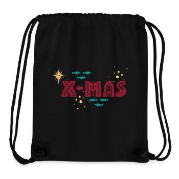 Sea Creature Christmas - Stanley/Stella Recycled Gym Bag - black - Front
