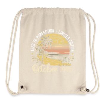 Born in October 1995 Legendary since October 1995 - Stanley/Stella Recycled Gym Bag - natural - Front