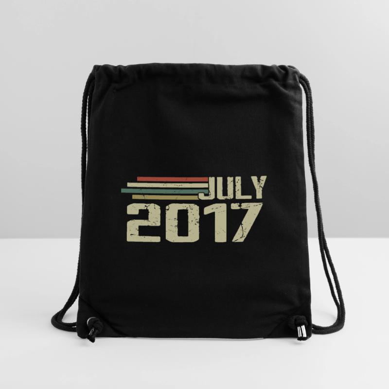 Birthday July 2017 Year 2017 July Vintage 2017 Stanley/Stella Recycled Gym Bag