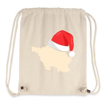 Saarland Weihnachten - Stanley/Stella recycelter Gym Bag - Naturweiß - Vorne