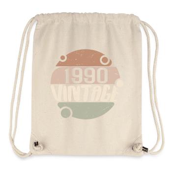 Vintage 1990's Retro Gifts 1990's Vintage 1990's - Stanley/Stella Recycled Gym Bag - natural - Front