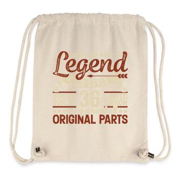 36 Jahre alt, Legenden 1988 Jahrgang 1988 Jubiläum - Stanley/Stella recycelter Gym Bag - Naturweiß - Vorne
