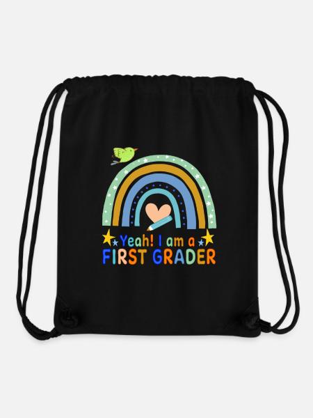 School First Grader - Stanley/Stella recycelter Gym Bag - Schwarz