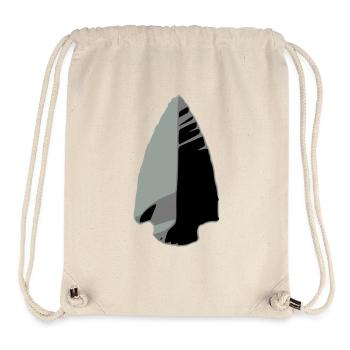flint arrowhead indian T-shirts - Stanley/Stella recycelter Gym Bag - Naturweiß - Vorne