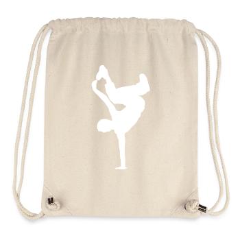Breakdancing Breaking B-Boying B-Girling Hip-Hop - Stanley/Stella Recycled Gym Bag - natural - Front