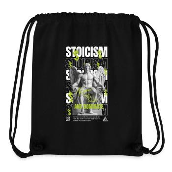 Stoicism - Stanley/Stella recycelter Gym Bag - Schwarz - Vorne