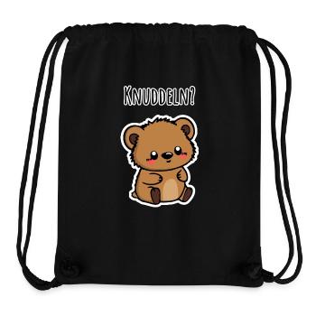 Teddy Bär will knuddeln - willst du auch? - Stanley/Stella recycelter Gym Bag - Schwarz - Vorne
