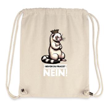 Bevor Du Fragst Nein Frettchen Frettchenbesitzer - Stanley/Stella recycelter Gym Bag - Naturweiß - Vorne