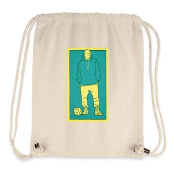 Football player #1 - Stanley/Stella Recycled Gym Bag - natural - Front