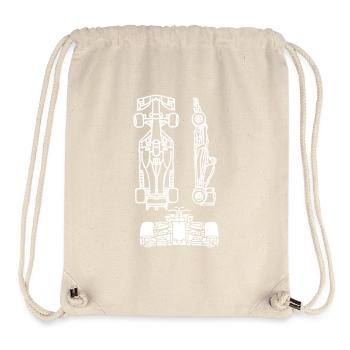 Racing Car Technology Blueprint – Modern Design - Stanley/Stella Recycled Gym Bag - natural - Front