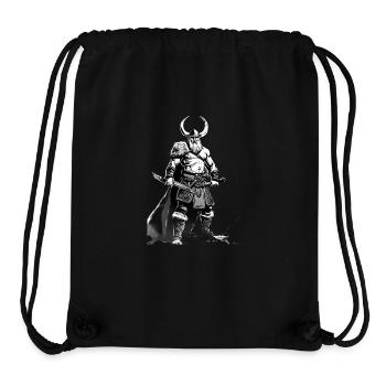 Wikinger 1 - Stanley/Stella recycelter Gym Bag - Schwarz - Vorne
