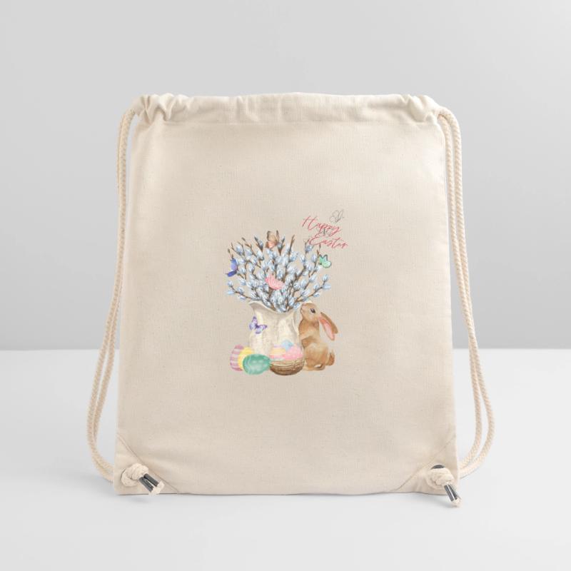 Happy Easter - Willow with Easter Eggs Stanley/Stella Recycled Gym Bag