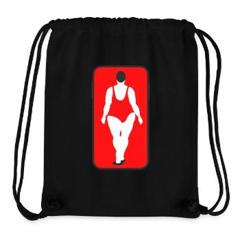 Dicke Frau im Badeanzug - Stanley/Stella recycelter Gym Bag - Schwarz - Vorne