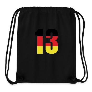13 Number Germany Jersey - Stanley/Stella Recycled Gym Bag - black - Front
