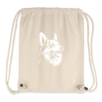 Corgi - Dog Fan - Stanley/Stella Recycled Gym Bag - natural - Front
