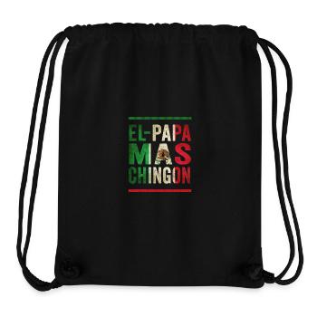 Mexican Vintage Father Saying Design - Stanley/Stella Recycled Gym Bag - black - Front