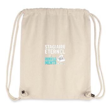 Eternal trainee in intensive sniffing - Stanley/Stella Recycled Gym Bag - natural - Front