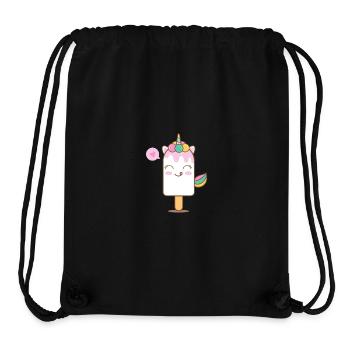Einhorn verzaubertes Eis am Stiel - Stanley/Stella recycelter Gym Bag - Schwarz - Vorne