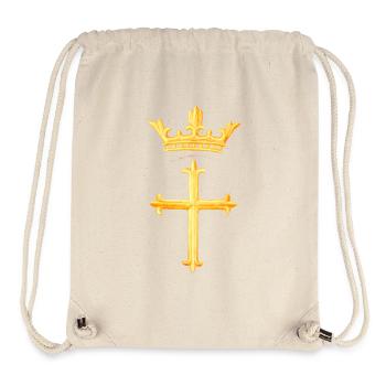 Cross + Crown - Stanley/Stella recycelter Gym Bag - Naturweiß - Vorne