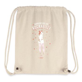 Daughters of Rockabilly - Stanley/Stella recycelter Gym Bag - Naturweiß - Vorne
