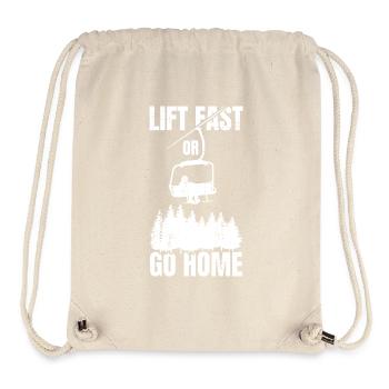 Lift Fast Or Go Home - Stanley/Stella Recycled Gym Bag - natural - Front