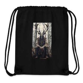 Der Wald lebt - Stanley/Stella recycelter Gym Bag - Schwarz - Vorne