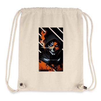 Feuriger Totenkopf-Wächter - Stanley/Stella recycelter Gym Bag - Naturweiß - Vorne