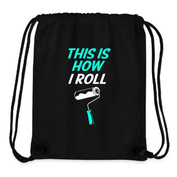 Maler - Stanley/Stella recycelter Gym Bag - Schwarz - Vorne