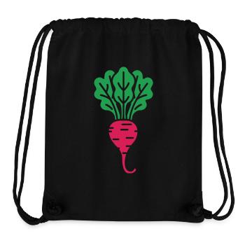 Rübe - Stanley/Stella recycelter Gym Bag - Schwarz - Vorne