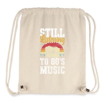 Cassette Radio 80s Hit Childhood - Stanley/Stella Recycled Gym Bag - natural - Front