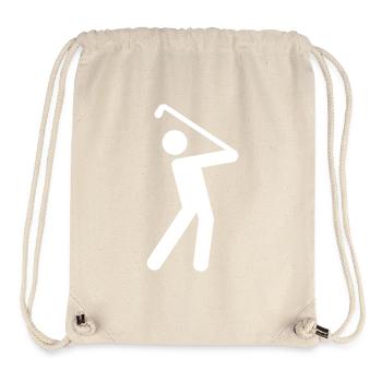 golfe - Sac à cordon recyclé Stanley/Stella - blanc naturel - Devant