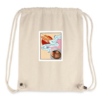 Japanische Collage - Stanley/Stella recycelter Gym Bag - Naturweiß - Vorne