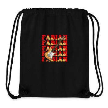 Fabian - Stanley/Stella recycelter Gym Bag - Schwarz - Vorne