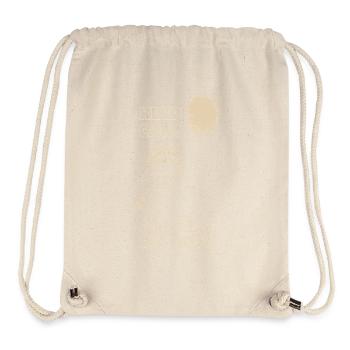 Waschbär mit Luftballon lustiger Spruch - Stanley/Stella recycelter Gym Bag - Naturweiß - Vorne