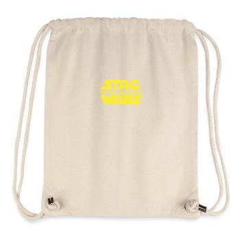 Stag Wars Bachelor Party - Stanley/Stella recycelter Gym Bag - Naturweiß - Vorne