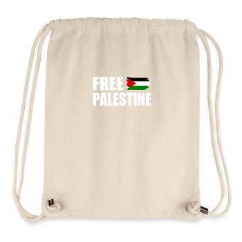 Free palestine - Stanley/Stella Recycled Gym Bag - natural - Front